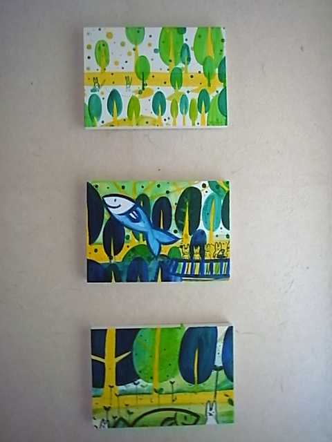 Forest Life Series Paintings